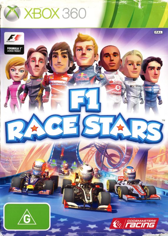 F1 Race Stars box art for Xbox 360